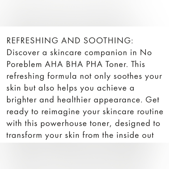 🧖🏻‍♀️ No Poreblem AHA BHA PHA Touch In Sol Toner - Picture 4 of 5